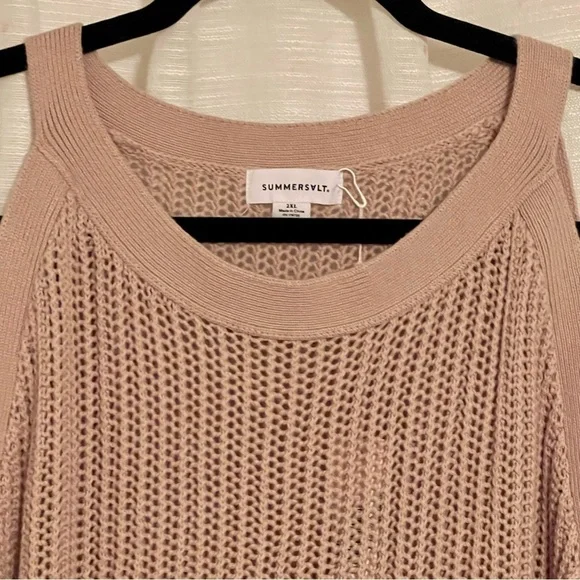 Summersalt Crochet High Neck Dress/Swim Cover Up, Open Knit NEW W TAGS, 2XL - Picture 11 of 14